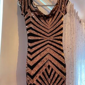 rose gold dress